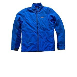 Patagonia Men's Blue Full Zip High Neck Thermal Airshed Jacket Size Large